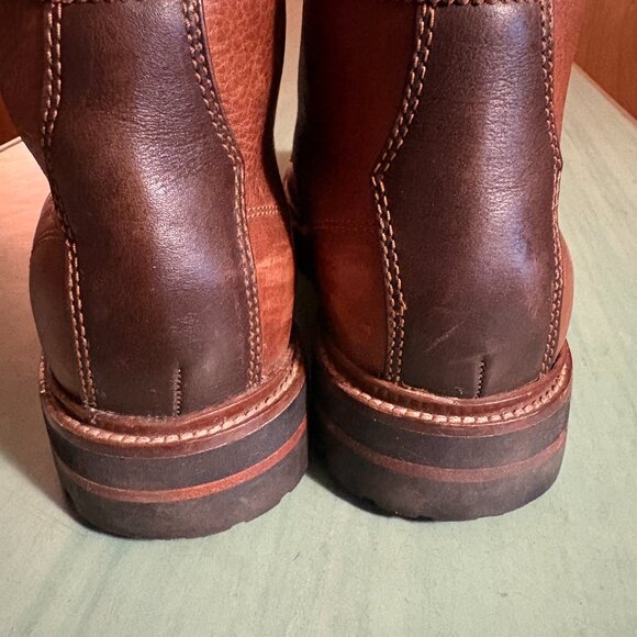 Mens Cole Haan C20357 Moc Toe Chukka Brown Leather Boots  Size 8 M - Picture 4 of 10